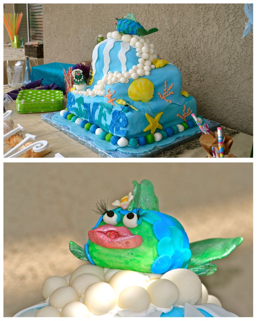 Under the sea Fish Party Cake 